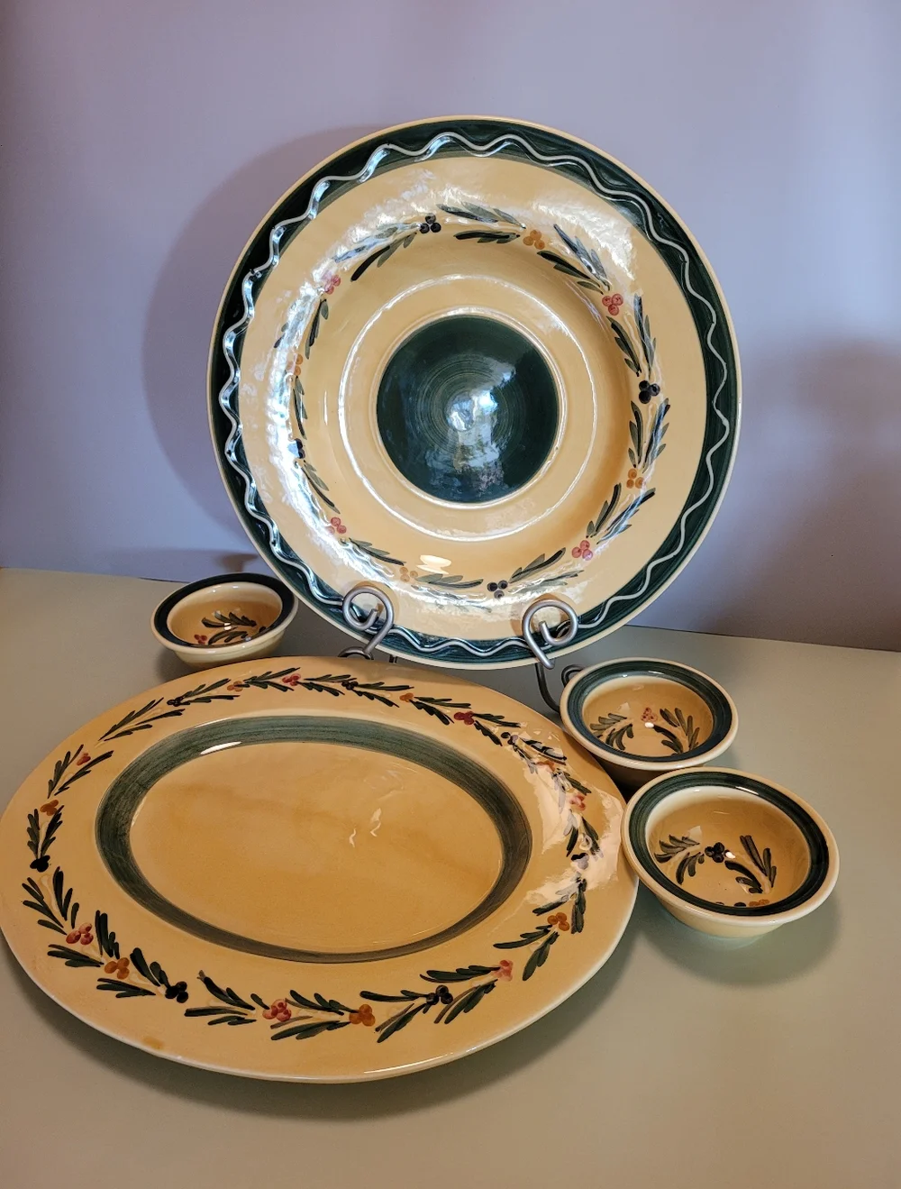 Vintage Ceramic Williams Sonoma Mirabeau Set